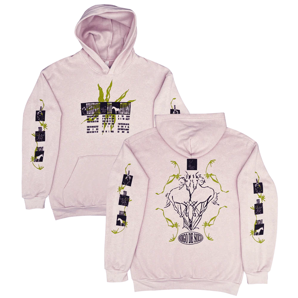 "Wholesome Evil Fantasy" Blush Hoodie