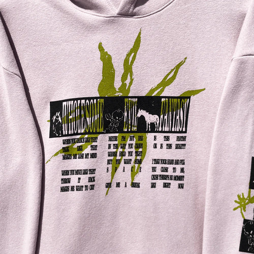 "Wholesome Evil Fantasy" Blush Hoodie