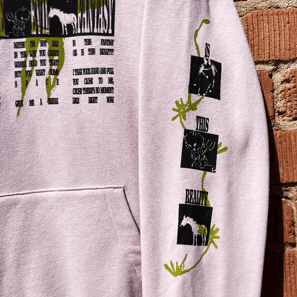 "Wholesome Evil Fantasy" Blush Hoodie